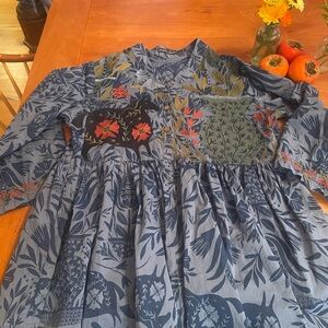 Gudrun Sjoden rare Chandra button front organic cotton shirt.